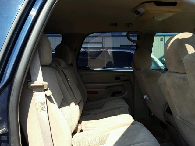 1GNEC13T65J136733 - 2005 CHEVROLET TAHOE C150 BLUE photo 6