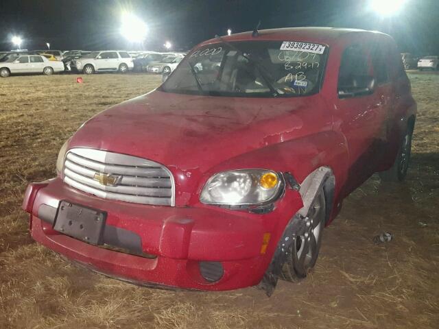 3GNCA13B29S630709 - 2009 CHEVROLET HHR RED photo 2