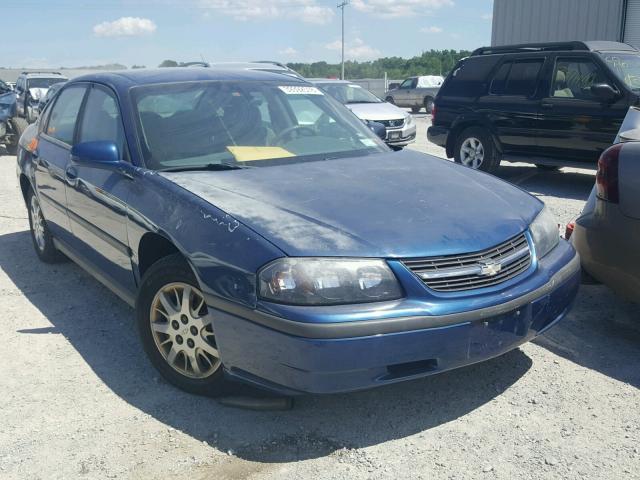 2G1WF52E859342137 - 2005 CHEVROLET IMPALA BLUE photo 1