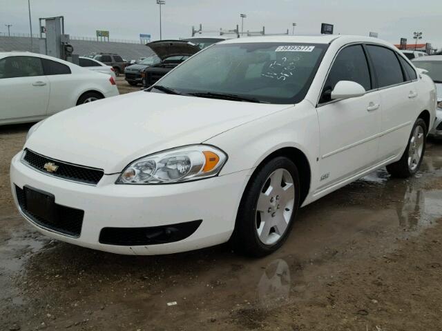 2G1WD58C179217964 - 2007 CHEVROLET IMPALA WHITE photo 2