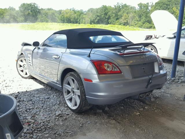 1C3AN65L75X046620 - 2005 CHRYSLER CROSSFIRE GRAY photo 3