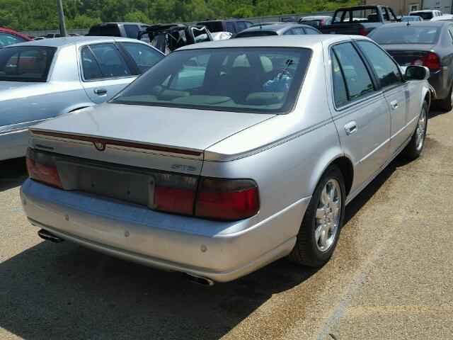 1G6KY54922U104107 - 2002 CADILLAC SEVILLE ST SILVER photo 4