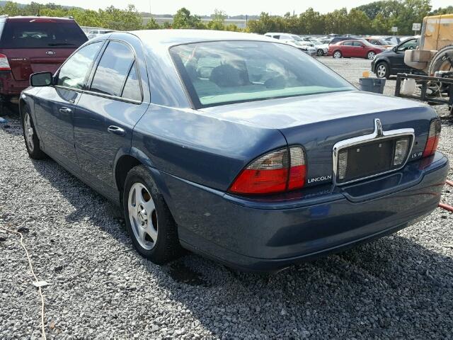 1LNHM87A15Y609171 - 2005 LINCOLN LS BLUE photo 3