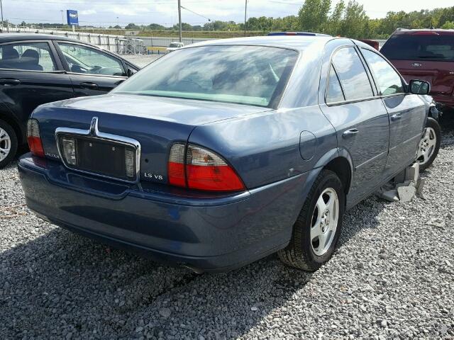 1LNHM87A15Y609171 - 2005 LINCOLN LS BLUE photo 4