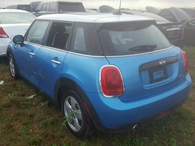 WMWXU1C53G2D08116 - 2016 MINI COOPER BLUE photo 3