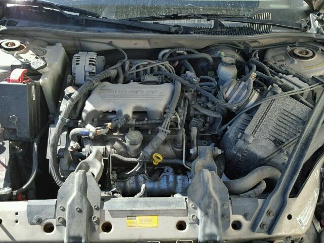 2G4WY52M0X1498310 - 1999 BUICK CENTURY TAN photo 7