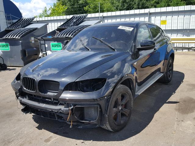 5UXFG8C57BLZ95808 - 2011 BMW X6 XDRIVE5 BLACK photo 2