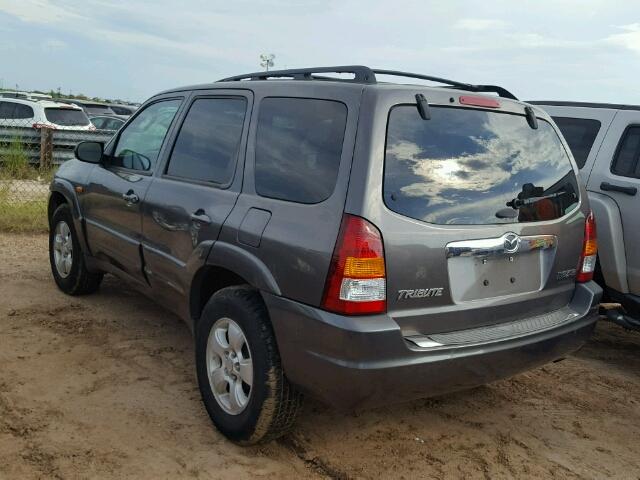 4F2YZ04134KM31356 - 2004 MAZDA TRIBUTE GRAY photo 3