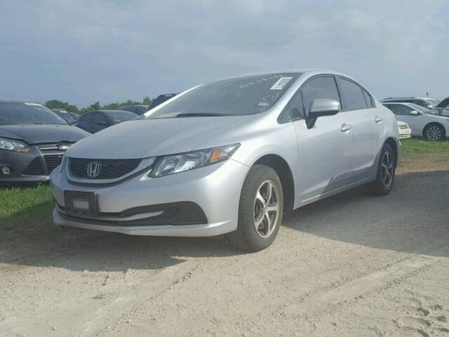 2HGFB2F79FH550789 - 2015 HONDA CIVIC SE SILVER photo 2