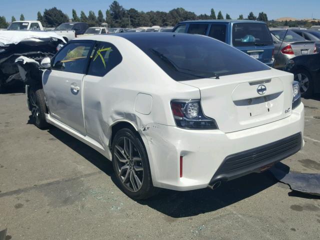 JTKJF5C74GJ018765 - 2016 TOYOTA SCION TC 白色 照片 3