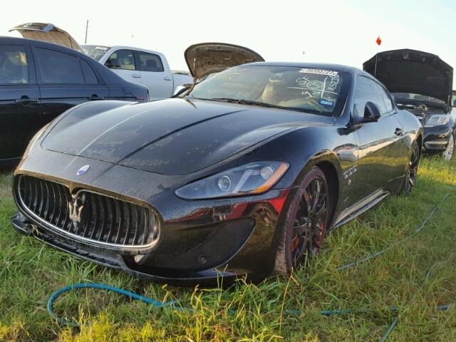 ZAM45VLA7E0100961 - 2014 MASERATI GRANTURISM BLACK photo 2