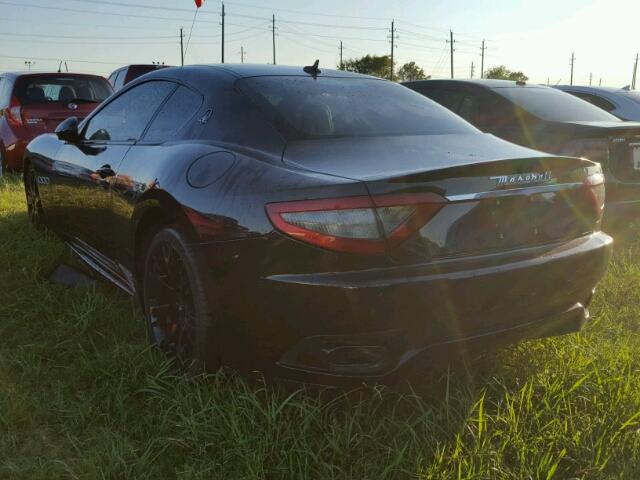 ZAM45VLA7E0100961 - 2014 MASERATI GRANTURISM BLACK photo 3