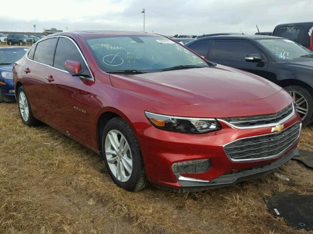 1G1ZE5ST5HF232253 - 2017 CHEVROLET MALIBU RED photo 1