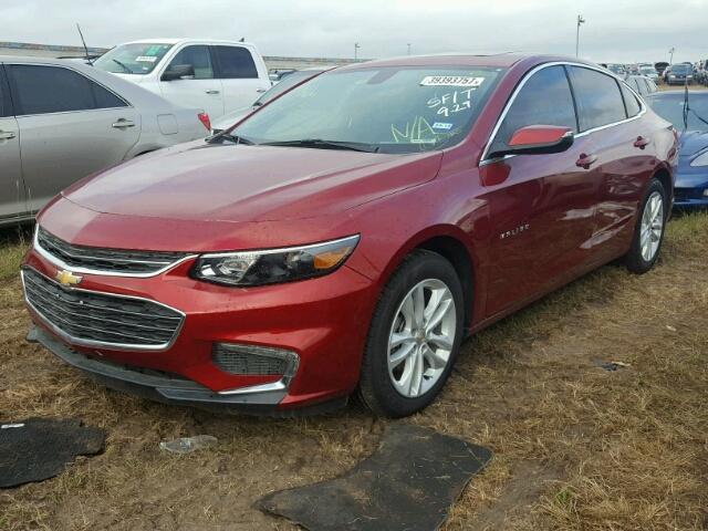 1G1ZE5ST5HF232253 - 2017 CHEVROLET MALIBU წითელი ფოტო 2