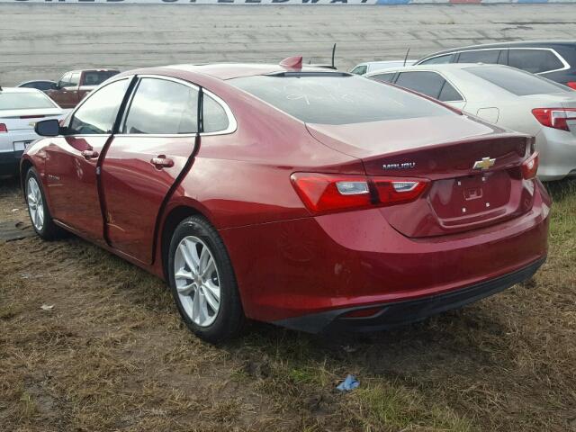 1G1ZE5ST5HF232253 - 2017 CHEVROLET MALIBU RED photo 3