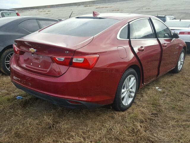 1G1ZE5ST5HF232253 - 2017 CHEVROLET MALIBU RED photo 4