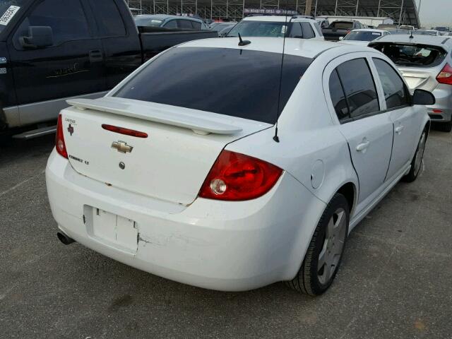 1G1AF5F55A7214714 - 2010 CHEVROLET COBALT WHITE photo 4