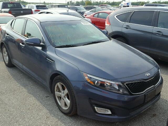 KNAGM4A71F5563234 - 2015 KIA OPTIMA LX BLUE photo 1