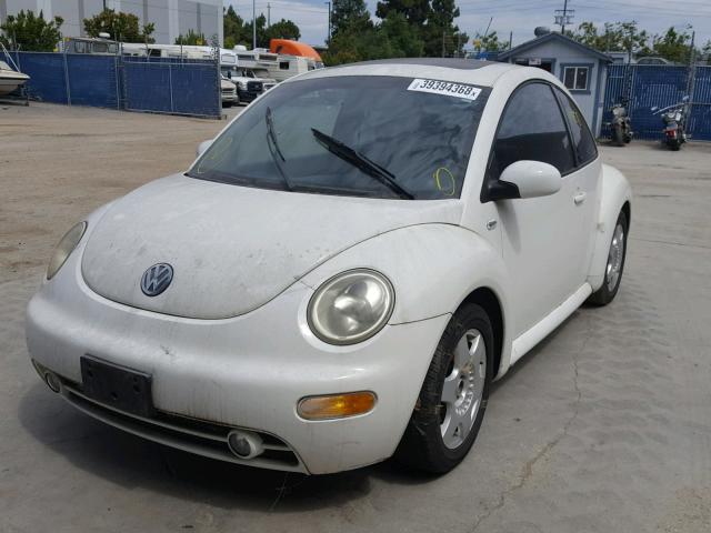 3VWCK21C91M434781 - 2001 VOLKSWAGEN NEW BEETLE 白色 照片 2