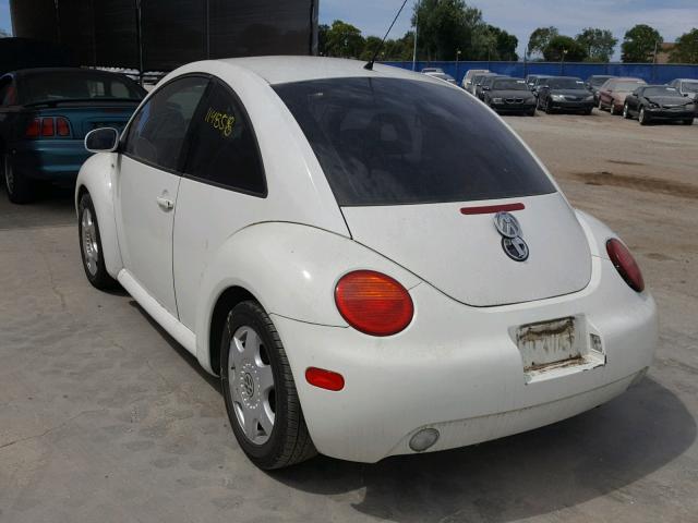 3VWCK21C91M434781 - 2001 VOLKSWAGEN NEW BEETLE 白色 照片 3