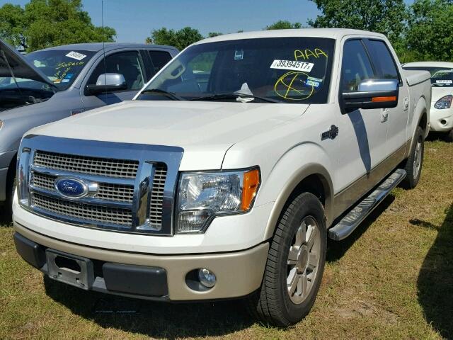 1FTFW1CV9AKE69616 - 2010 FORD F150 SUPER WHITE photo 2