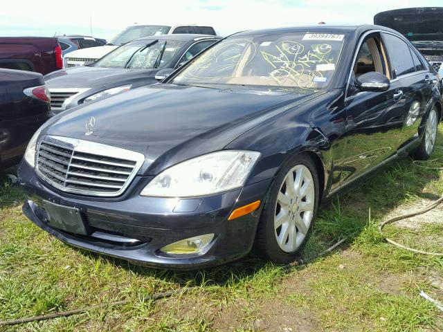 WDDNG86X38A197424 - 2008 MERCEDES-BENZ S550 4MATI BLACK photo 2