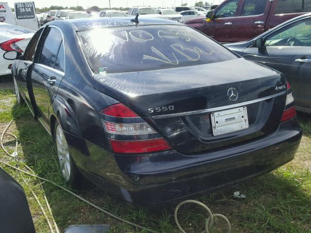 WDDNG86X38A197424 - 2008 MERCEDES-BENZ S550 4MATI BLACK photo 3