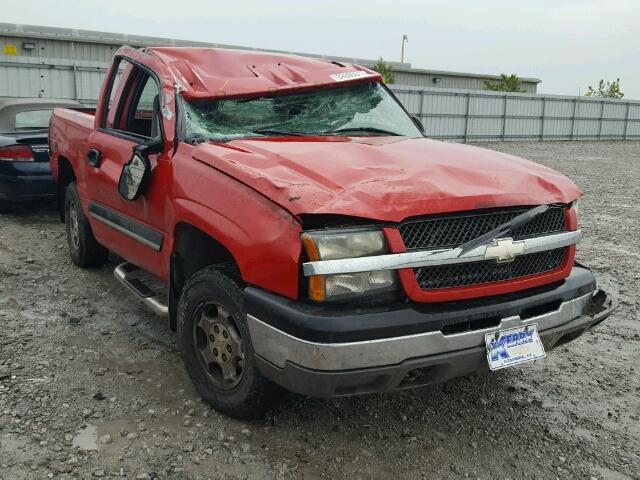 1GCEK14T64Z201932 - 2004 CHEVROLET SILVERADO RED photo 1