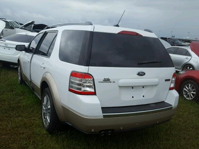 1FMDK07W28GA37961 - 2008 FORD TAURUS X WHITE photo 3