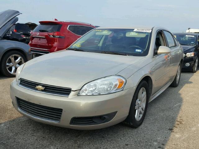 2G1WG5EK5B1118428 - 2011 CHEVROLET IMPALA LT GOLD photo 2