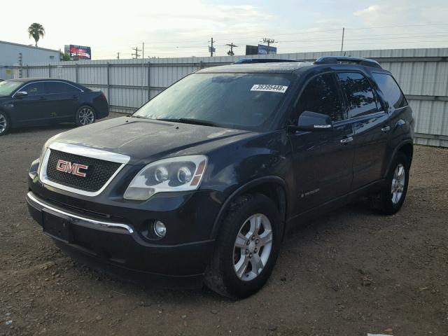 1GKER23727J102859 - 2007 GMC ACADIA SLT შავი ფოტო 2