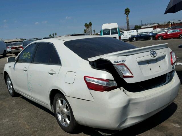 4T1BB46K97U023908 - 2007 TOYOTA CAMRY NEW WHITE photo 3