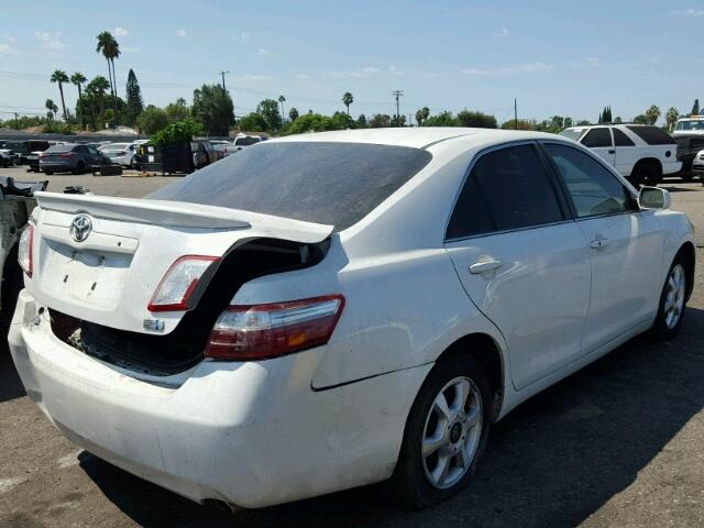 4T1BB46K97U023908 - 2007 TOYOTA CAMRY NEW WHITE photo 4