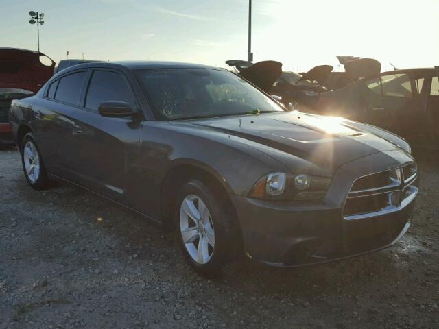 2C3CDXBG6DH636674 - 2013 DODGE CHARGER SE CHARCOAL photo 1