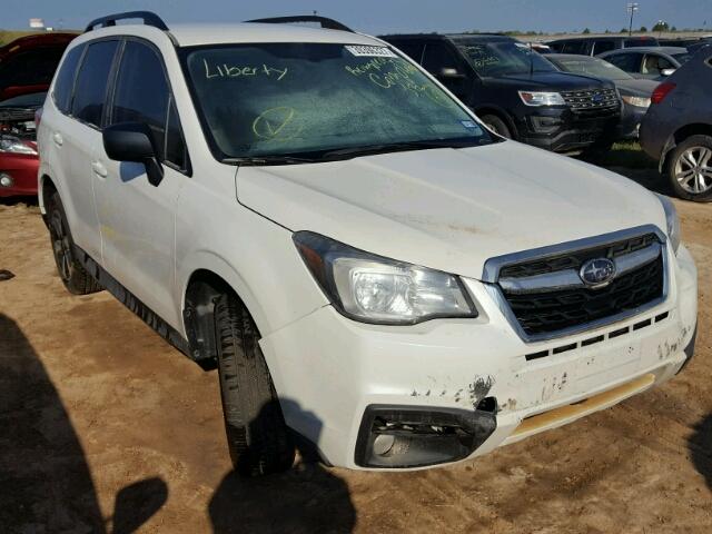 JF2SJABC3HH474753 - 2017 SUBARU FORESTER 2 WHITE photo 1