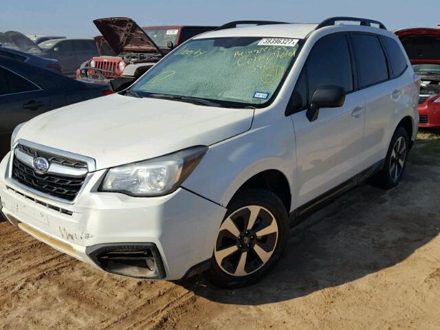 JF2SJABC3HH474753 - 2017 SUBARU FORESTER 2 WHITE photo 2