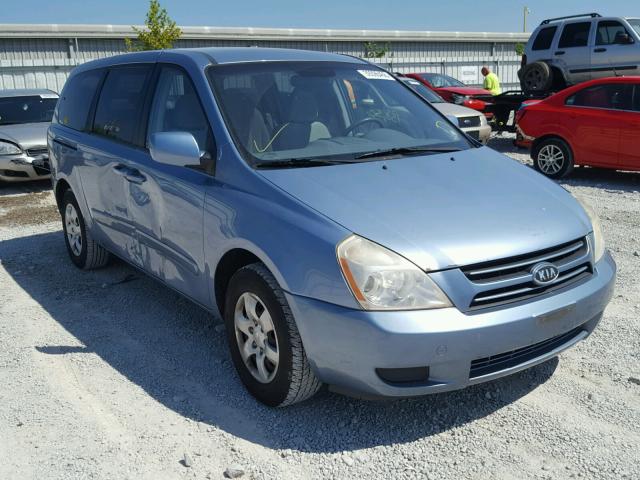 KNDMB233466023039 - 2006 KIA SEDONA EX BLUE photo 1