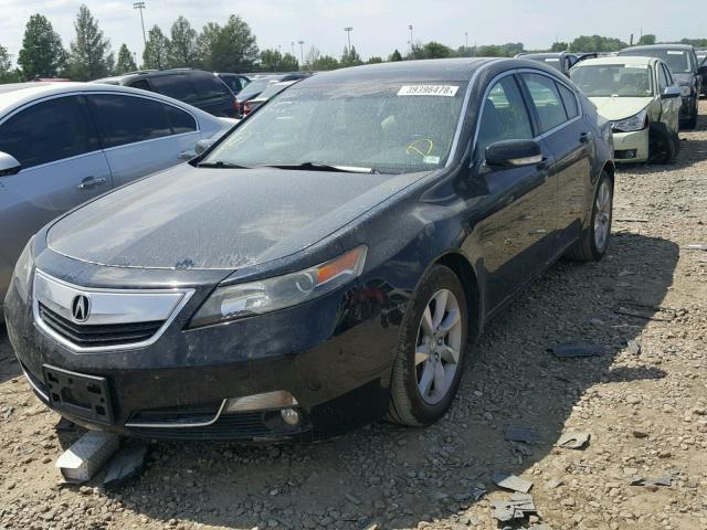 19UUA8F57CA007172 - 2012 ACURA TL BLACK photo 2