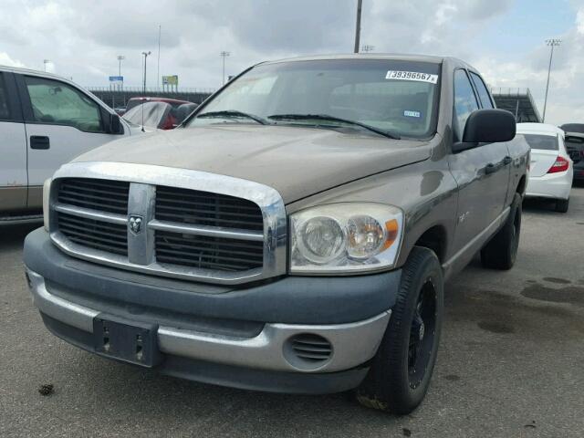 1D7HA18N08J117000 - 2008 DODGE RAM 1500 S GOLD photo 2