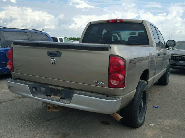 1D7HA18N08J117000 - 2008 DODGE RAM 1500 S GOLD photo 4