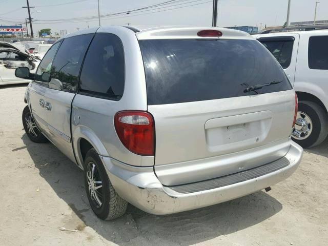 1D4GP45R65B174033 - 2005 DODGE CARAVAN SX SILVER photo 3