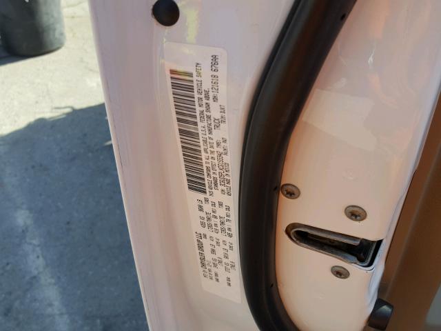 3C6UD5PLXCG155942 - 2012 DODGE RAM 2500 L WHITE photo 10