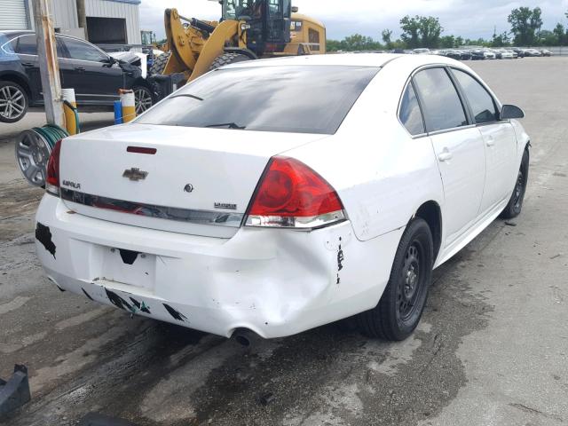 2G1WD5EM9B1283005 - 2011 CHEVROLET IMPALA POL WHITE photo 4