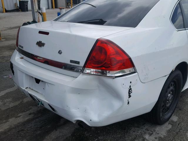 2G1WD5EM9B1283005 - 2011 CHEVROLET IMPALA POL WHITE photo 9