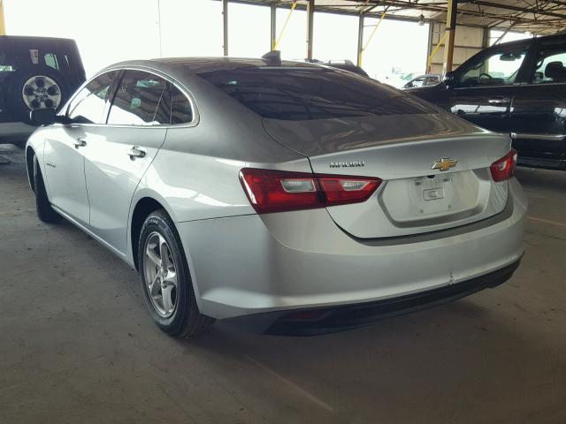 1G1ZB5ST0HF169197 - 2017 CHEVROLET MALIBU LS ვერცხლისფერი ფოტო 3