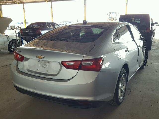 1G1ZB5ST0HF169197 - 2017 CHEVROLET MALIBU LS ვერცხლისფერი ფოტო 4