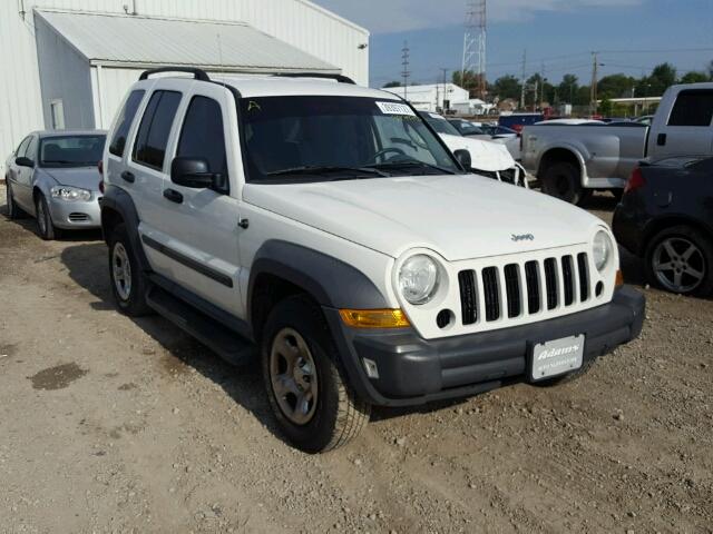 1J4GL48K47W671529 - 2007 JEEP LIBERTY WHITE photo 1