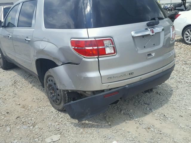 5GZER23778J263185 - 2008 SATURN OUTLOOK XR ვერცხლისფერი ფოტო 9