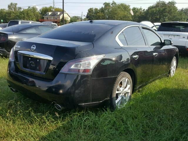 1N4AA5AP3EC909680 - 2014 NISSAN MAXIMA BLACK photo 4