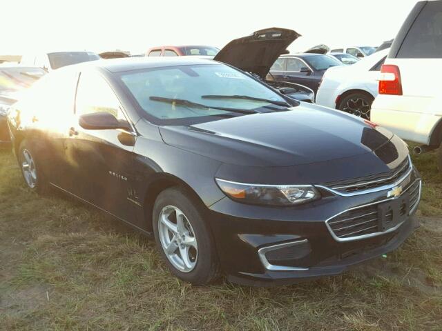 1G1ZB5STXGF188810 - 2016 CHEVROLET MALIBU შავი ფოტო 1